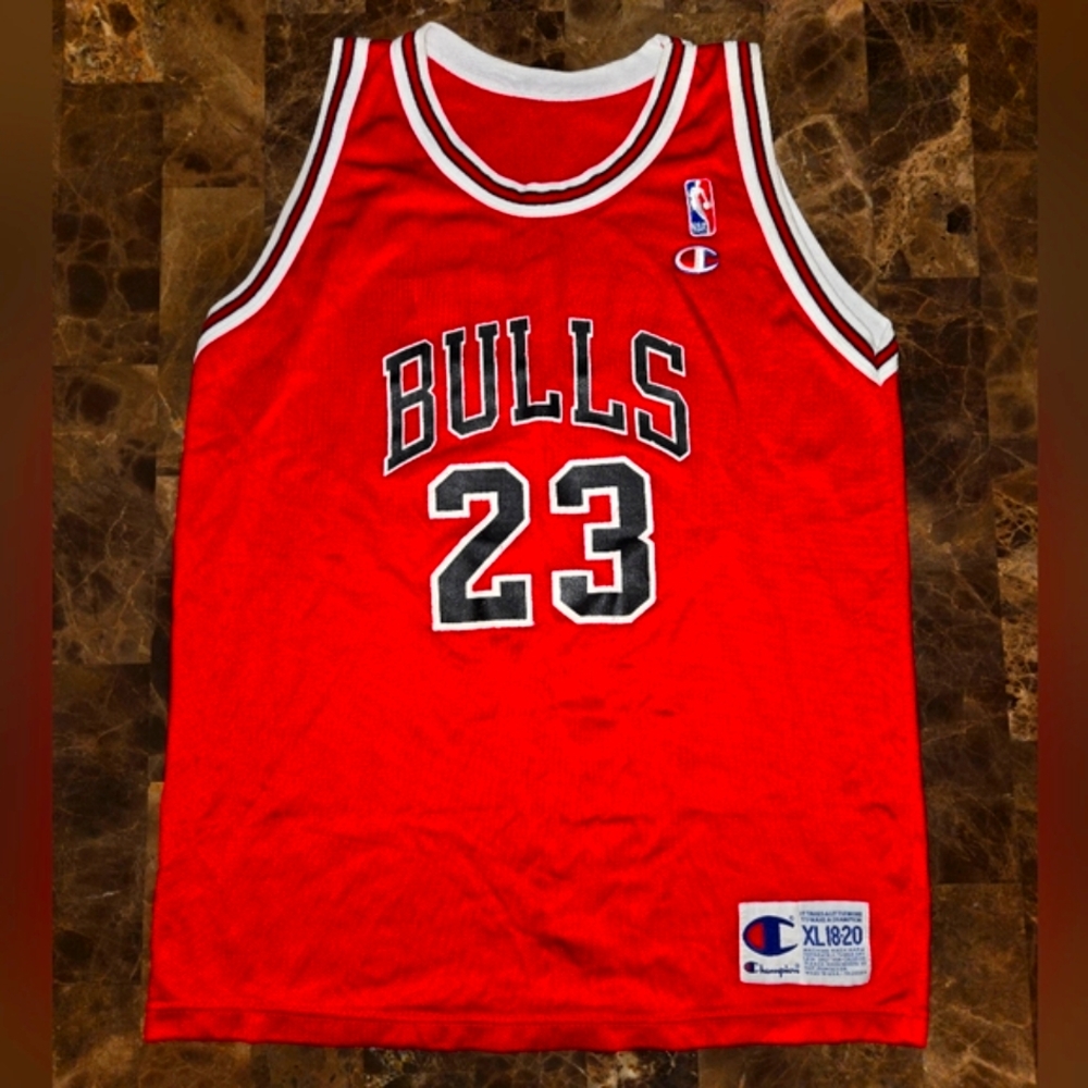 90's Jordan Vintage "Champion" Chicago Bull's Jersey
